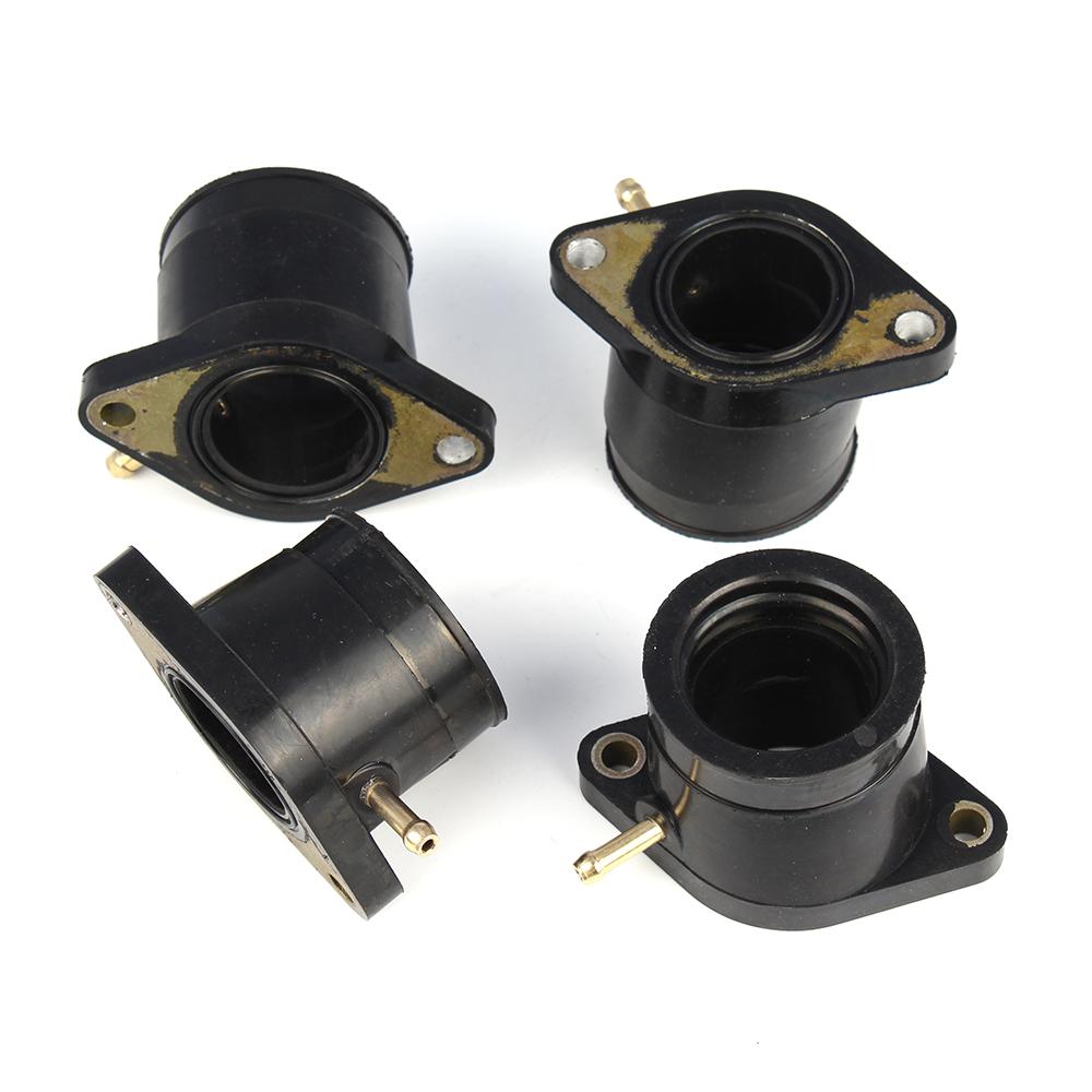 

4pcs Motorcycle Carburetor Intake Manifolds Carb Holders Kit Set For Yamaha XJ 650 670 XJ650 XJ750 SECA 1981 - 1983 чёрный