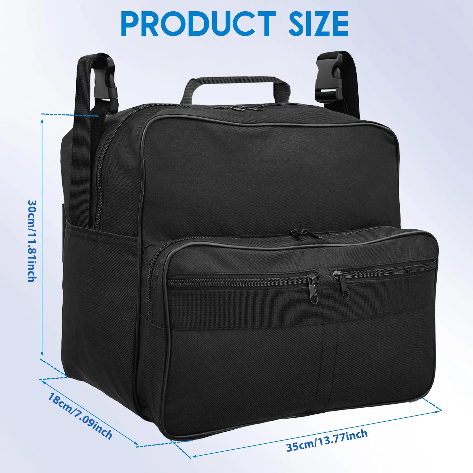 Wheelchair Bag Oxford cloth Waterproof Wheelchair Backpack Large Capacity Backrest Storage Bag Scooters Storage Accessories