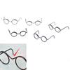 2Pcs  Round Frame Lensless Retro Cool Doll Glasses For 1/6 30Cm Bjd Doll