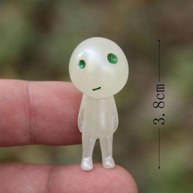 Enchanting Mini Mononoke Luminous Tree Elves Doll Ornament For Micro Landscape Bonsai