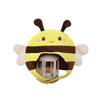 3D Honeybee Hat for Adult Children Cartoon Plush Hat Party Headgear Festival Holiday Photo Props Cap Costume Accessories