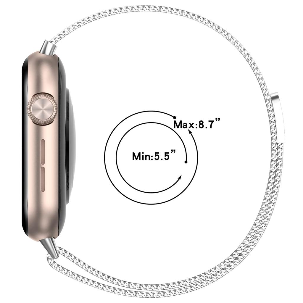 Milanese Loop Strap For Honor Watch 5 Magnetic Metal Stainless Steel Bracelet Watchband Belt For Honor Watch 5 Band Accessories