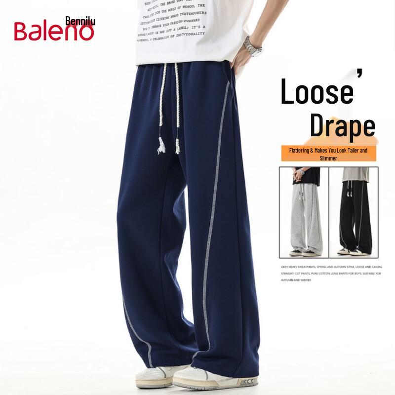 Baleno Men s Contrast Stitch Banana Pants XL