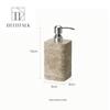 DecoTalk Wabi-Sabi Marble Bathroom Set: Matte Washbasin, Aroma Diffuser, Tissue Box
