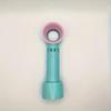 1PC USB Rechargeable Bladeless Handheld Fan, Portable Mini Desktop Fan, with Three Speeds, Suitable for Travel, Officeroom Use.