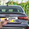 For 4A A3 2003-2020 4Ring Logo ABS Car 273mm Hood Front Grill 192mm Rear Trunk Sticker Quarrto Auto Decal Emblem AccessoriesA4
