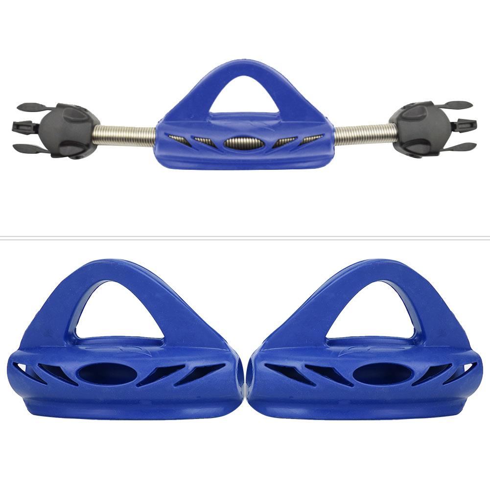 KEEP DIVING Black Rubber Shoe Lace Heel Strap for Swim Fins Swimming Fin Accessory Blue