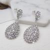 Stylish and Beautiful Jewelry Earrings Rhinestone Claw Chain Drop Women's Earrings