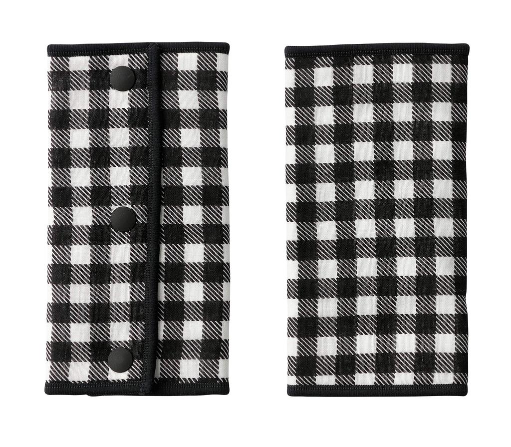 BABYHOPPER BabyHopper Gauze Belt Black and White for 0 Months and Up Cover, Check, CKBH00111,