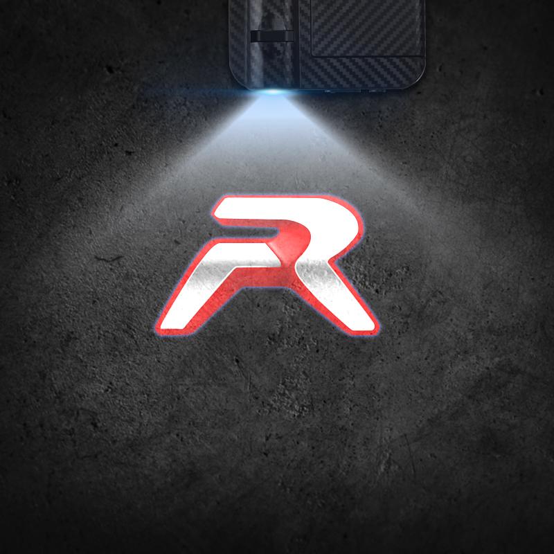 

For Peugeot GT R Emblem RCZ 208 301 206 508 5008 308 Car Door Light Welcome Lamp Wireless Laser Projector Auto Decoration HD LED 1pcs