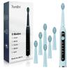 7am2m Electric Toothbrush Sonic Type 41000 Strokes Min High-Speed Vibration 5 Modes 6 Replacement Brushes Included USB-C Charging 45 Days Usable Easy