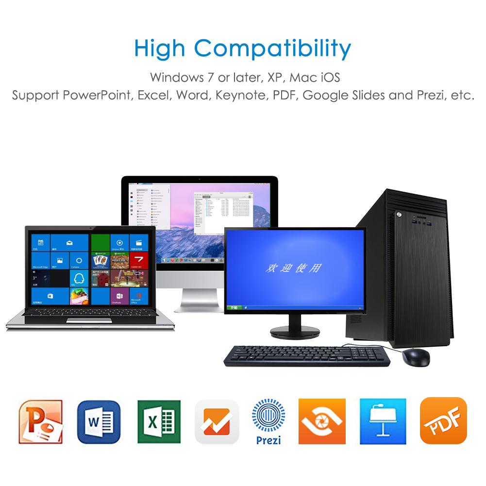 Wireless Presenter Remote Presentation USB Control PowerPoint PPT Clicker Presentation Clicker