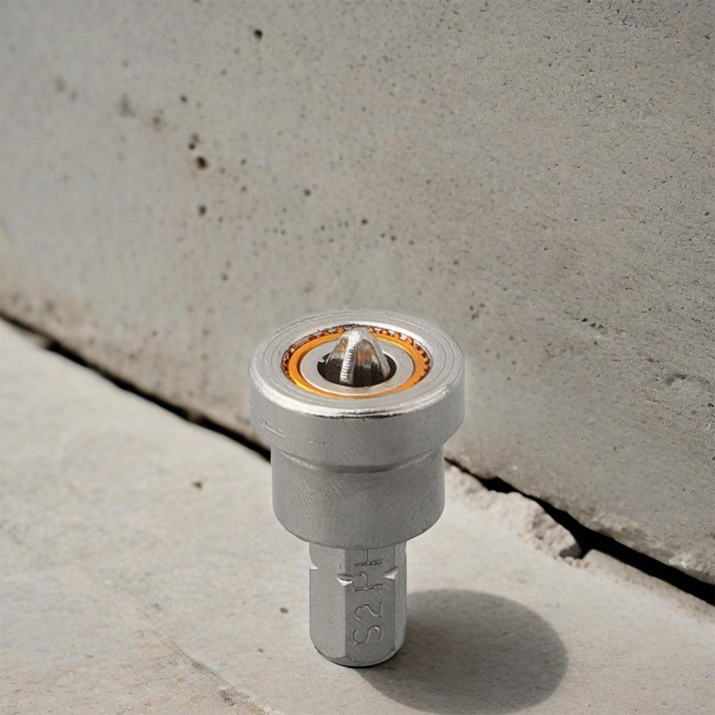 Effortless and Non Slip Screw Twisting with Magnetic Ring Woodworking Bit