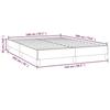 VidaXL Bed Frames Slat Base Upholstered Bed Slat Frame Double Bed Adult Bedroom Furniture Interior Cappuccino 346903