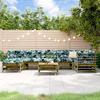 VidaXL Garden Lounge Set with Cushions 8 pcs, Sofas with Backrest and Armrest, Furniture Set with Coffee Table Patio 3185884