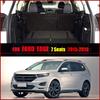 Car Floor Mats For Ford Edge 7 Seats 2015 2016 2017 2018   Auto Foot Pads Carpet Cover Interior Accessories
