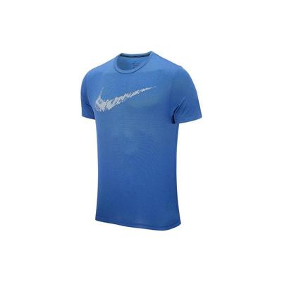 T Shirts Men's Blue Crew Neck Moderate Straight Fit DD1622-451