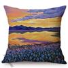 Desert Canyon Scenery Pattern Cotton Linen Car Sofa Pillow Case Landscape Oil Painting Art Living Room Decoration Cushion Cover