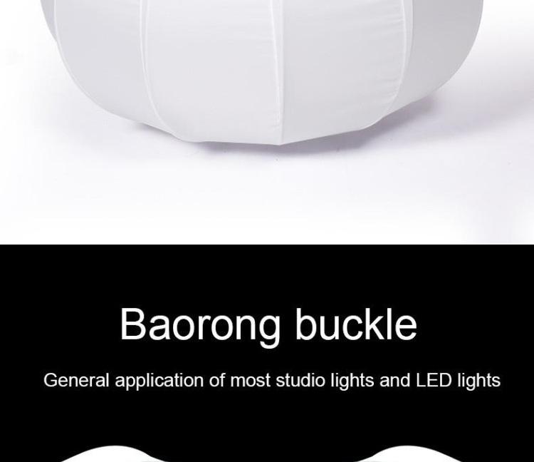 65cm Lantern-Shape Softbox Sphere Diffuser for Photography & Live Streaming