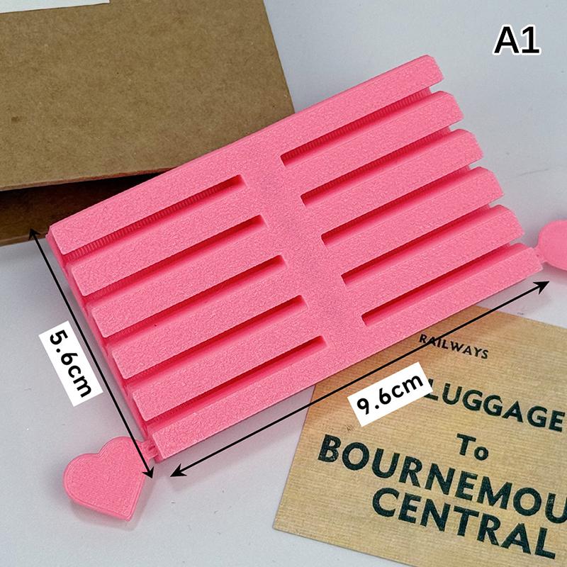 

1pc Colorful Nail Transfer Paper Storage Box Display Stand 3D Printing Storage Case Organizer Container Nail Salon Manicure Tool