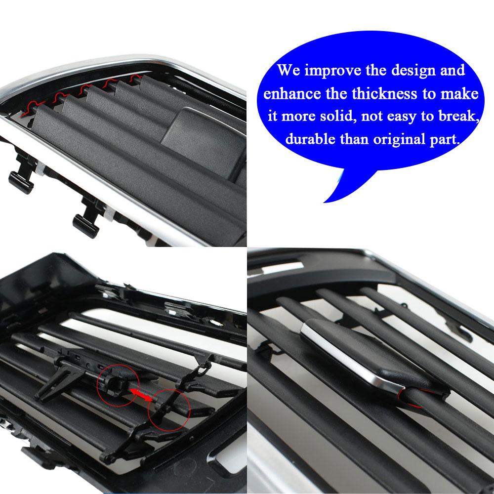 Car Front Left Right Air Vent Grille Cover Tab Clips Rear AC Vent Outlet Repair Kit For Mercedes Benz W166 W292 ML GL GLE