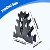 Dumbbell Rack Stand, Sturdy 4-Tier Floor Bracket, Space-Saving Weight