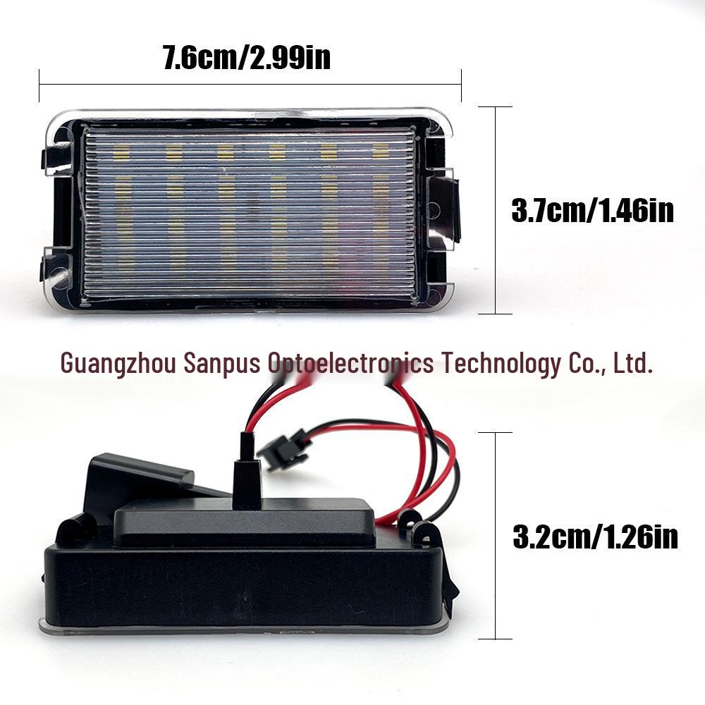 Miura Si LED License Plate Light for Seat Altea - Car Modification Accessory