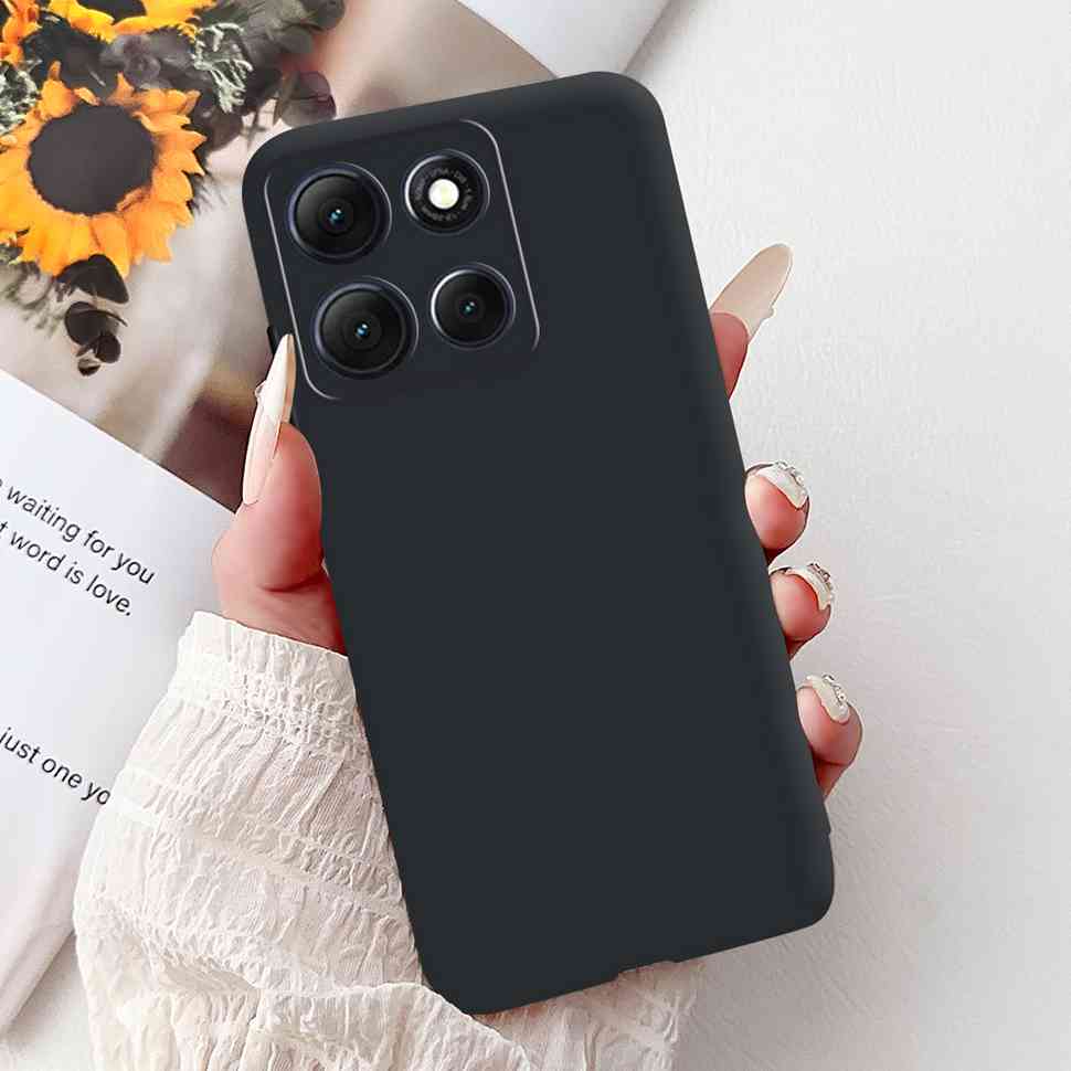 Hot For Motorola Moto G86 5G Case Crown Letters A-Z Soft Silicone Black TPU Cover For MOTO G86 XT2527-2 6.67" Protective Shell