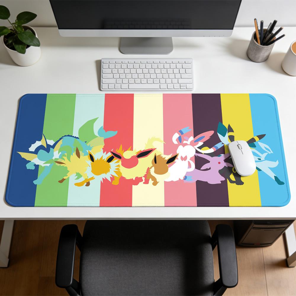 BKMPokemons Office Accessory Extended Gaming Mouse Pad Gaming Desk Accessories Professional Mousepad Xxl Big Mousepepad Pads SBD-800x300x2mm