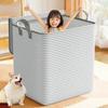 Non-Woven Fabric Clothes Storage Bins Large Capacity Wardrobe Sorting Storage Bucket  Home