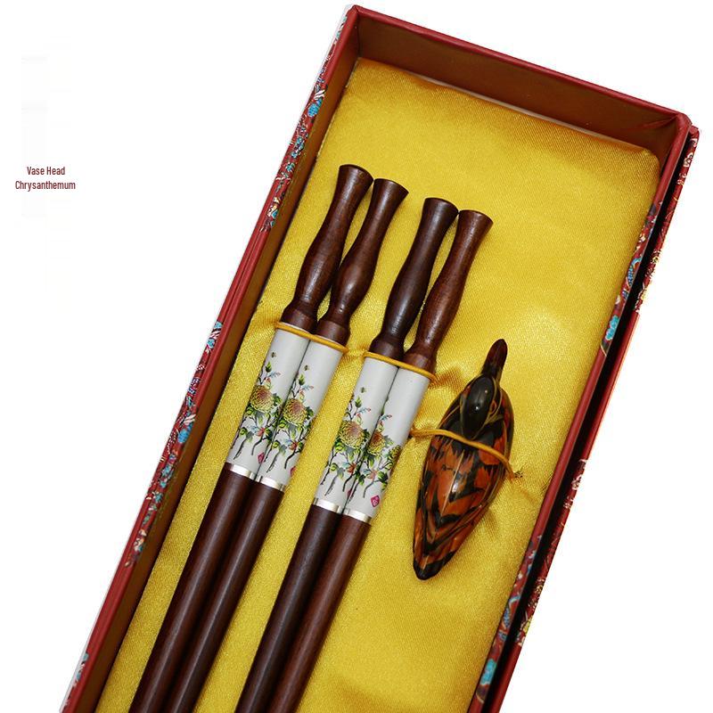Dragon Pattern Wooden Chopsticks - Ideal for Business, Weddings, Travel, and Special Occasions