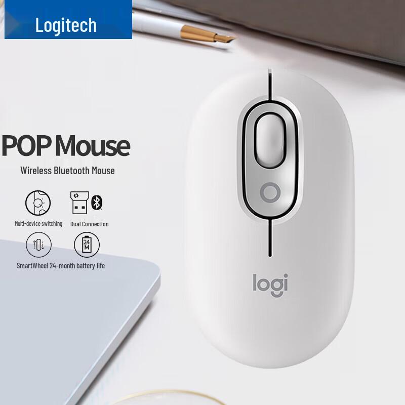 

Logitech POP MOUSE Wireless Bluetooth Mouse