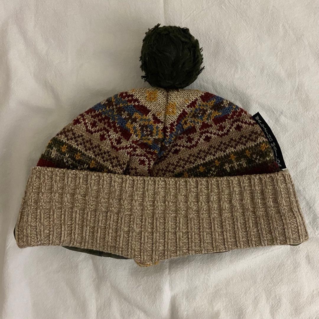 Used KAPITAL knit hat beanie bivouac ski cap