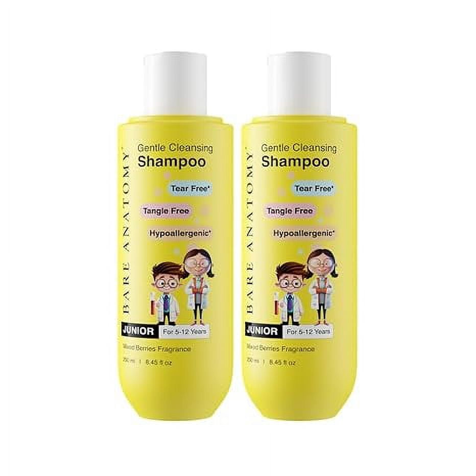 Bare Anatomy Junior Gentle Cleansing Shampoo For Kids Tear-Free & Hypoallergenic 250 mL (Pack of 2)