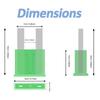 Micro 2 Blade Fuse ATR/APT Micro2 Fuse ATR/APT Blade Fuse Kit for Car Boat Truck SUV Automotive Replacement Fuses (100 PCS) Fuse Holders1