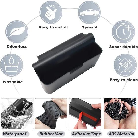 Center Console Gear Shifter Storage Organizer for 2025 Nissan Kicks Accessories Armrest Hanging Storage Box Gear Shift Car Tray