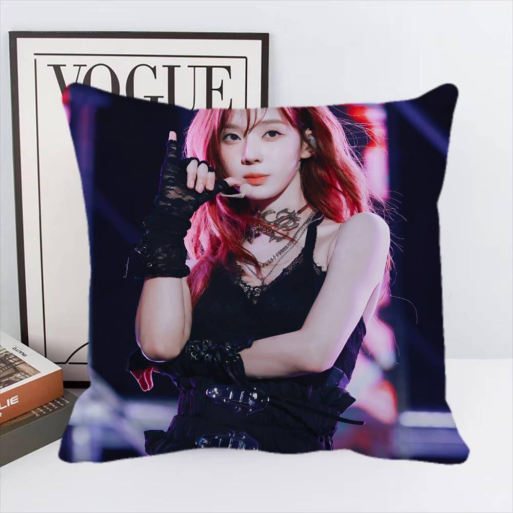 Winter Kpop Pillow Case Square Pillow Bedroom Sofa Leisure Comfort Cushion Car Living Room Home Decoration