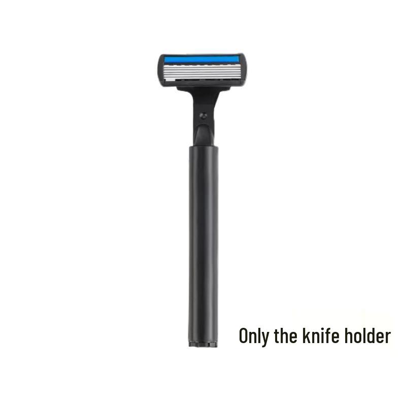 Customizable 6-Blade German Precision Razor for Beginners with Home Replacement Cartridges