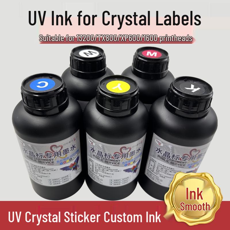 

Glossy UV Ink Varnish for Label and Logo Printing - i3200, i1600, TX800, XP600 White [1000ml]