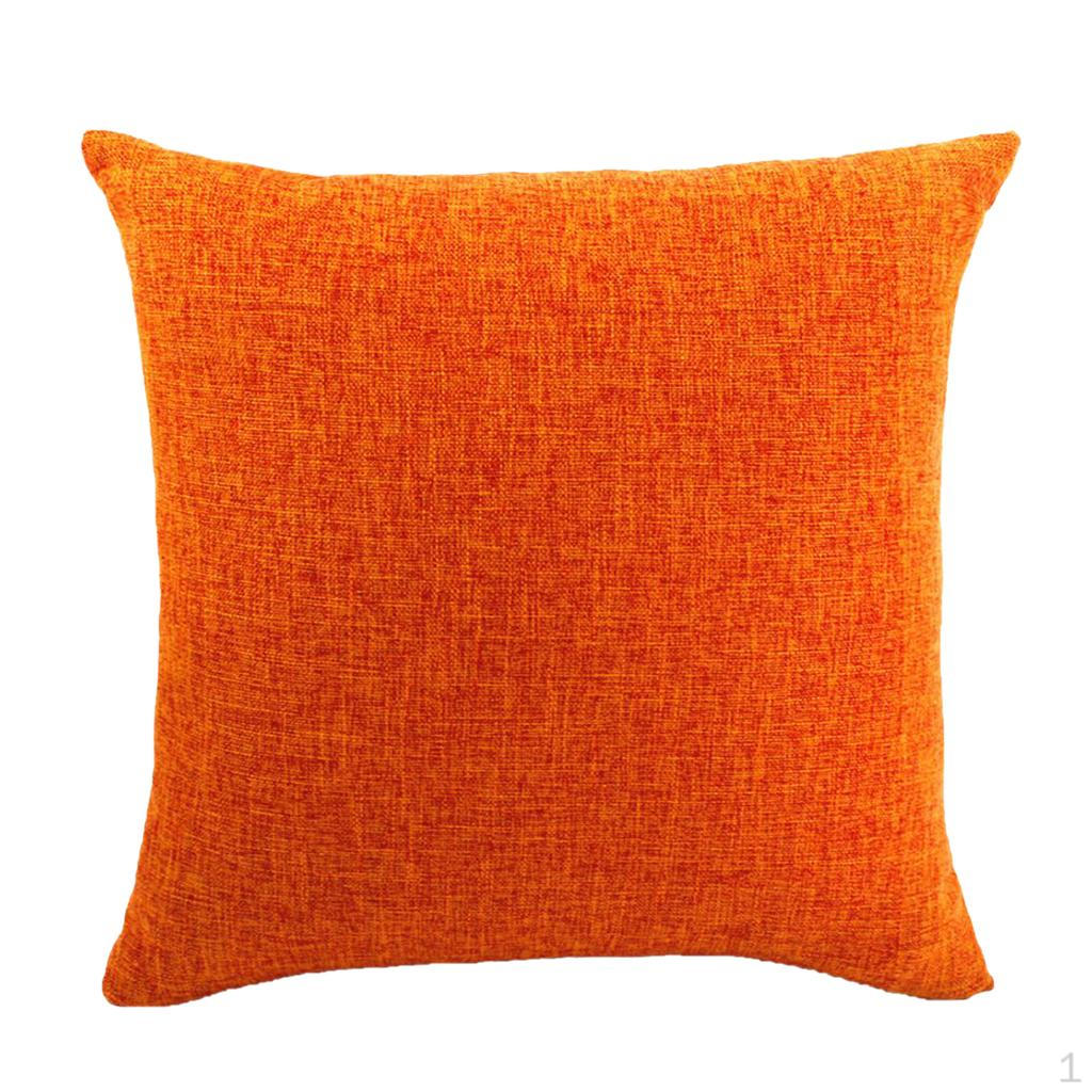 

Case Sofa Waist Throw Cushion Cover Orange 60x60cm