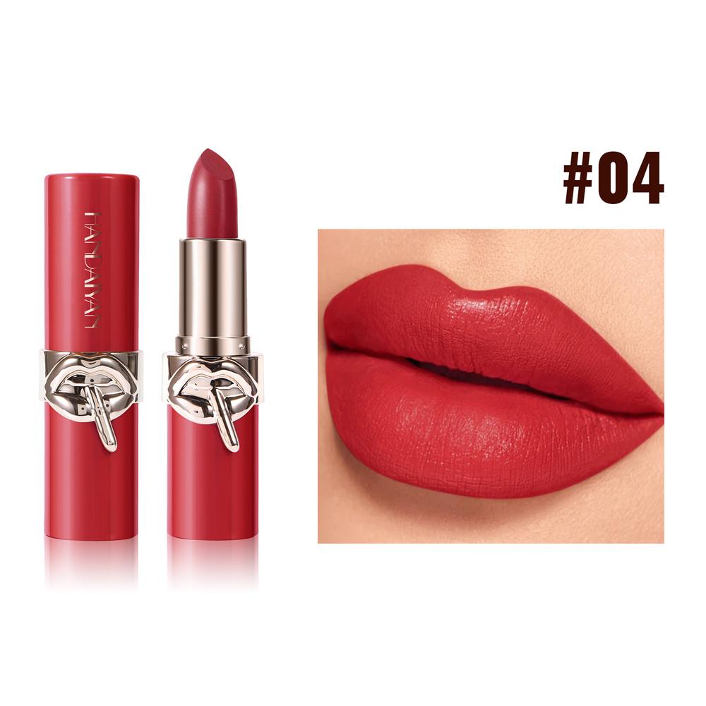 6 Color Matte Lipstick Non-Stick Cup Long-Lasting Velvet Finish Lipstick Pen Smooth Matte Lip Color Waterproof Non-Fading