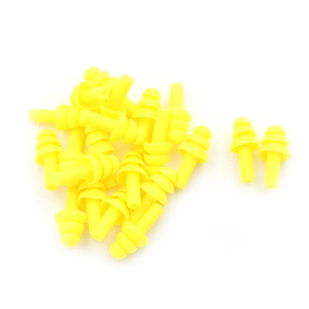 20Pcs Silicone Ear Plugs Anti Noise Earplugs Comfortable For Study Sleep