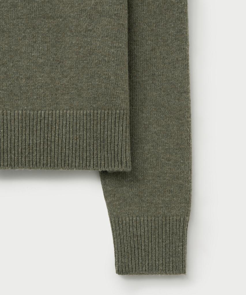 Seteo (W) Classic Turtleneck Knit Khaki