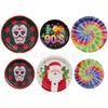 Periodic Price Reduction Promotion! 9 Inch 7 Inch Disposable Paper Plate Christmas Holiday Party Household Plate Bronzing Paper
