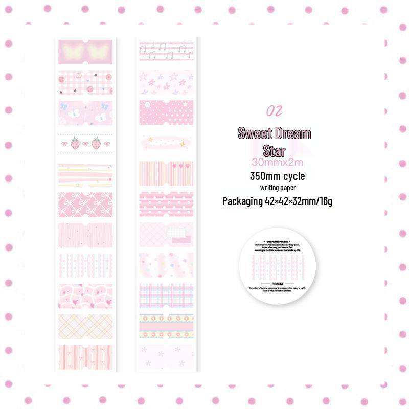 Twilight Korean Style Die-cut Sticky Notes: 6 Writeable DIY Themes - Healing Sweetheart Series