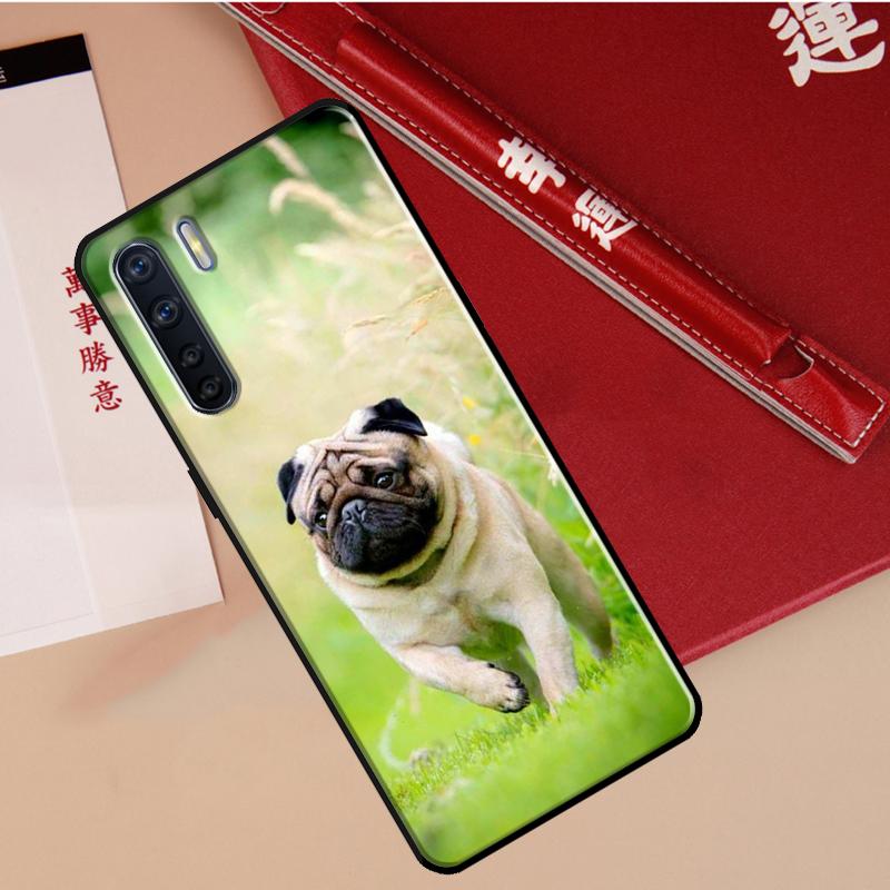 Pug Dog French Bulldog For OPPO A16 A17 A15 A5 A9 A31 A53 A54 A74 A94 A52 A72 A76 A96 A77 A54S A57S Phone Case