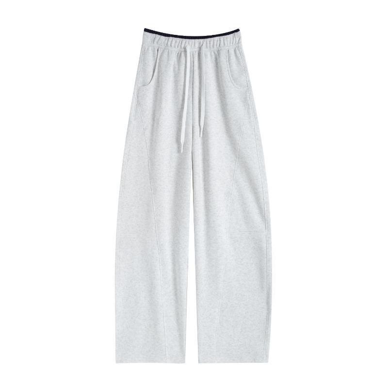 Sickle Scimitar Pants Women's New Autumn Trousers Small Casual Wide-leg Gray Sweatpants Banana Sweatpants