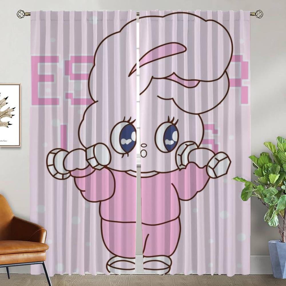 

Blackout Kitchen Curtains Child Room EstherBunnyS Curtains for Bedroom Window Curtain Partition Halloween Decoration Shades Home W50xH70cmx2pcs-CL