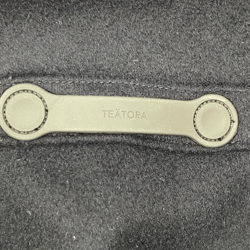 TEATORA TT-101-00 Black Wool Wallet Coat Coat Not Written NavyUsed