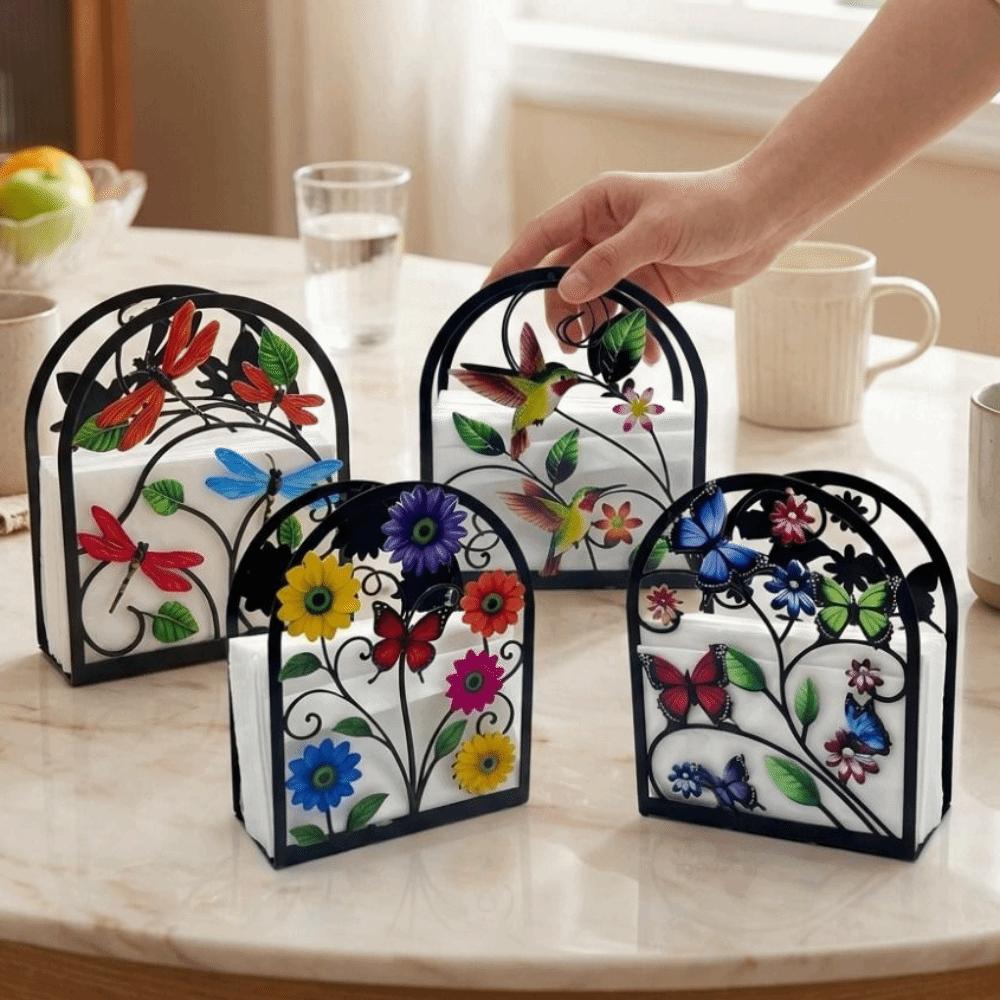 Waterproof Acrylic Napkin Holder Rustproof Napkin Box Exquisite Paper Towel Shelf Countertops